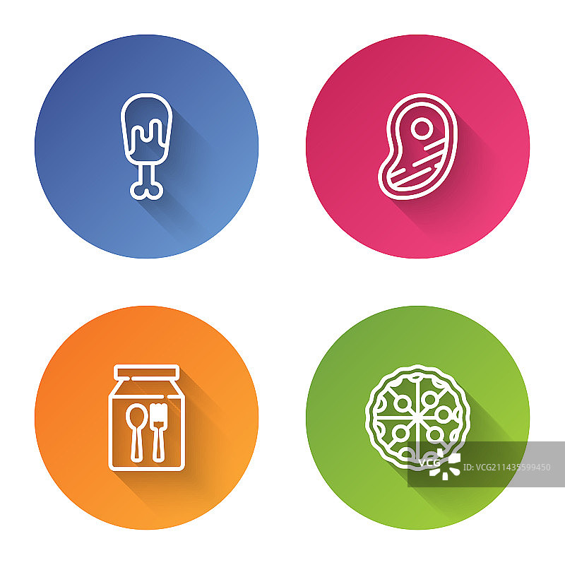 鸡腿牛排肉在线订购图片素材