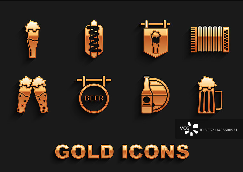 带有啤酒铭文的街头标牌图片素材