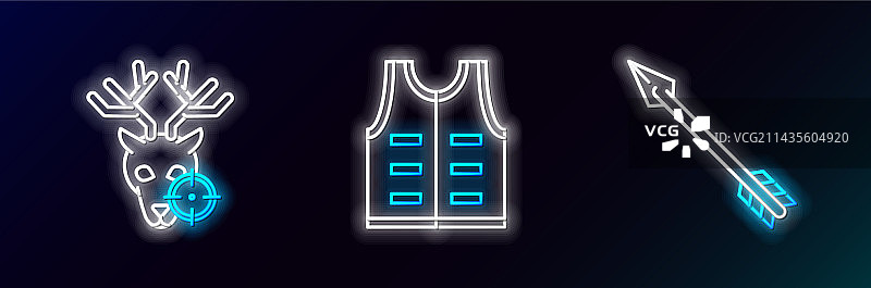 时尚箭头猎鹿图片素材