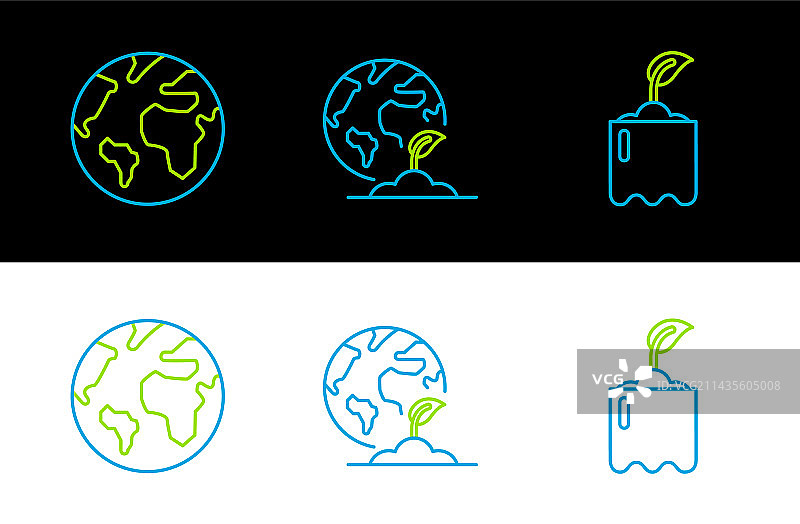 瓶中发芽、地球仪等图片素材