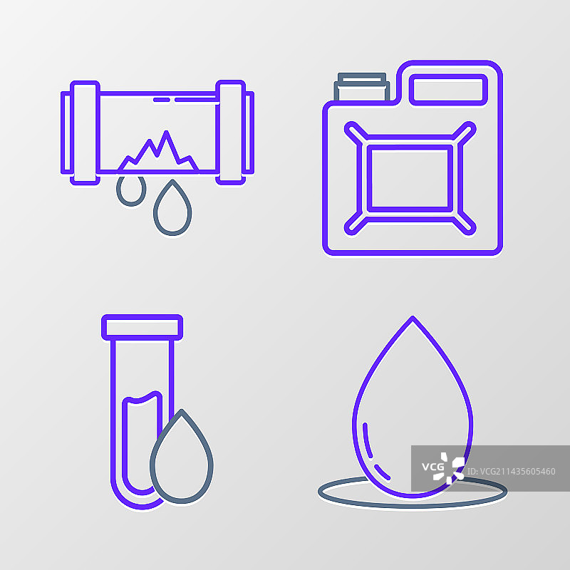 石油测试管和罐图片素材