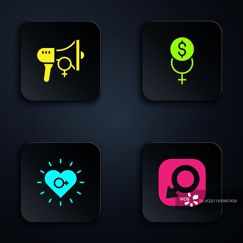 男女平等主义活动图片素材