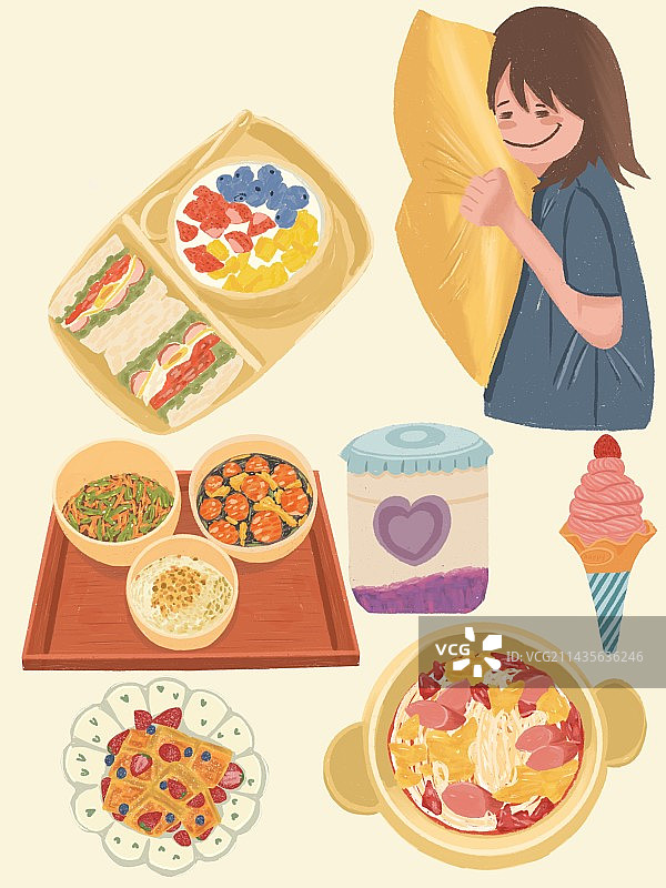 一天饮食图片素材