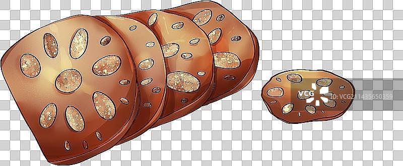 国风食物元素糯米藕图片素材