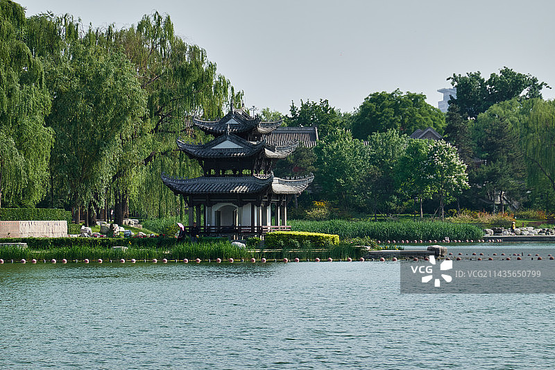 北京陶然亭公园景色图片素材