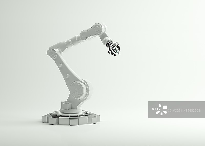 3D渲染机器人手臂图片素材