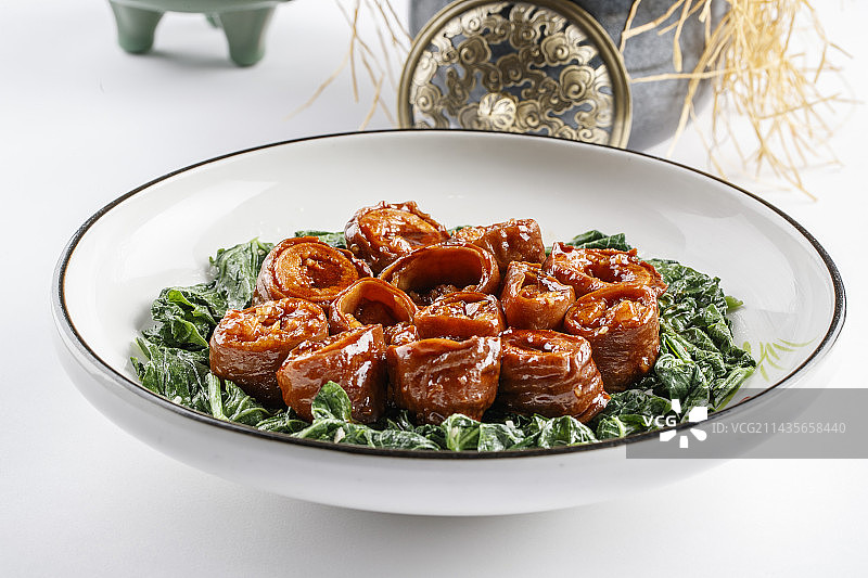 鲁菜九转大肠图片素材