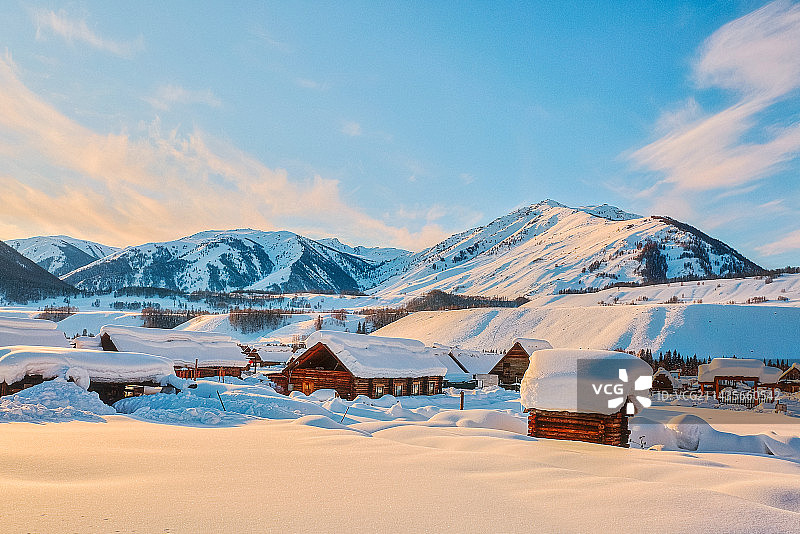 童话世界（禾木）图片素材