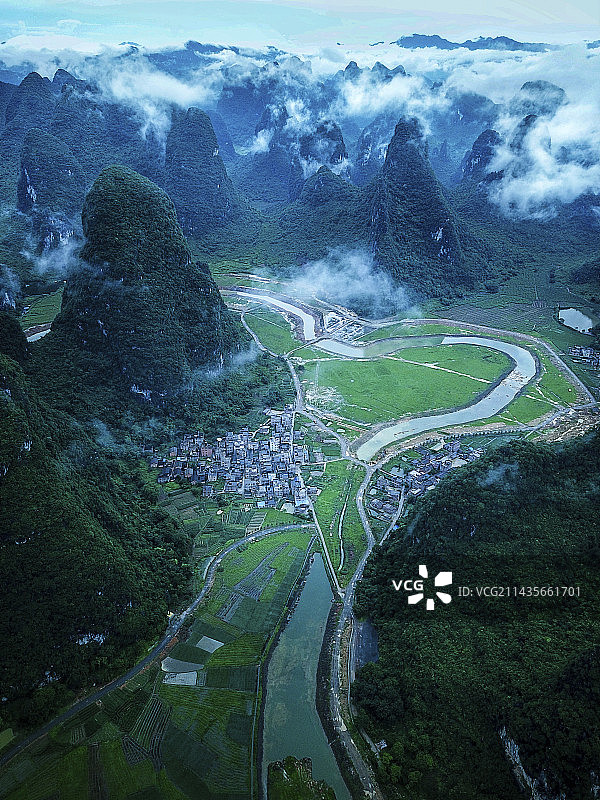 山水田园图片素材