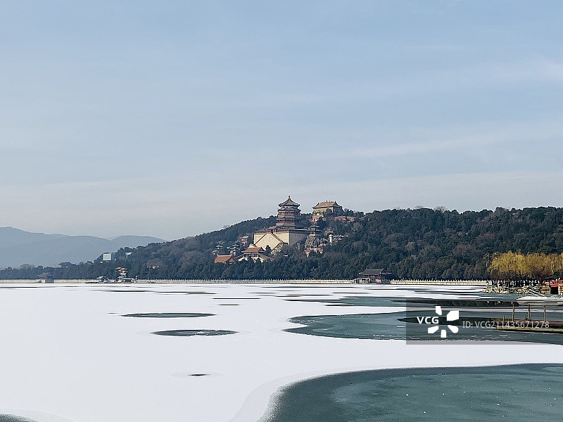 雪后颐和园图片素材