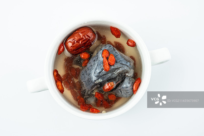 枸杞乌鸡汤食材搭配图片素材