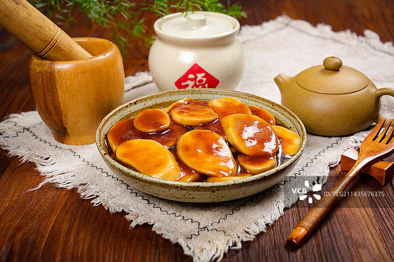 家常素食菜肴炒蘑菇小炒杏鲍菇图片素材