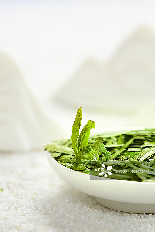 西湖龙井茶茶叶图片素材