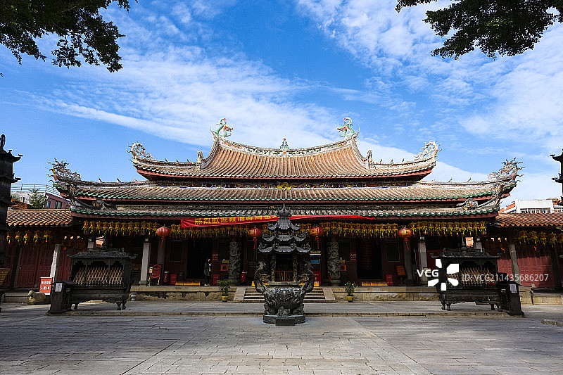 福建省泉州市天后宫晴天风景图片素材