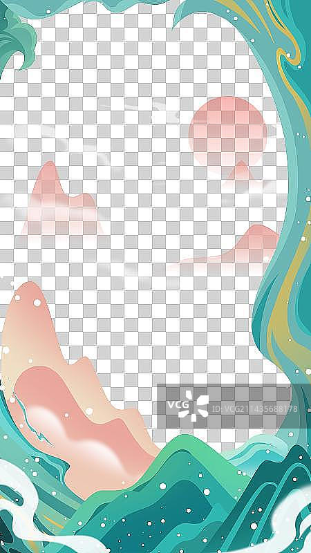 鲤鱼跃龙门金榜题名高考龙门插画矢量元素图片素材