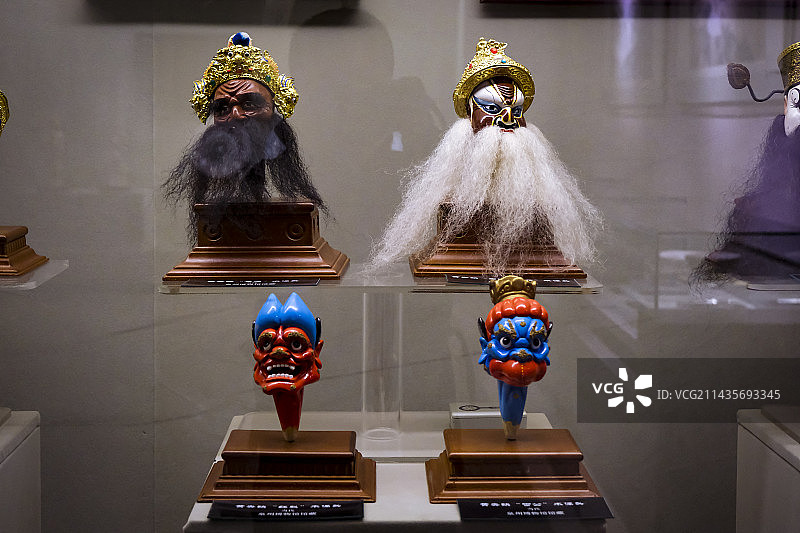 福建省泉州市博物馆馆藏珍宝闽南木偶图片素材