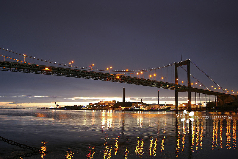 哥德堡，城市，地标，约塔河，艾尔夫堡大桥，阿尔姆斯堡大桥图片素材