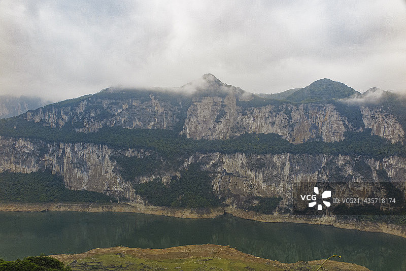 中国贵州毕节黔西市化屋基村乌江百里画廊景区风光，化屋基图片素材