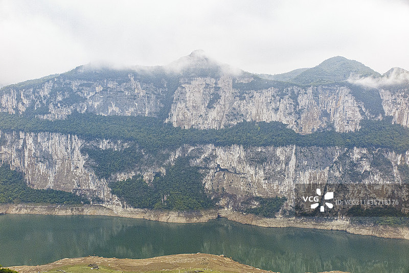 中国贵州毕节黔西市化屋基村乌江百里画廊景区风光，化屋基图片素材