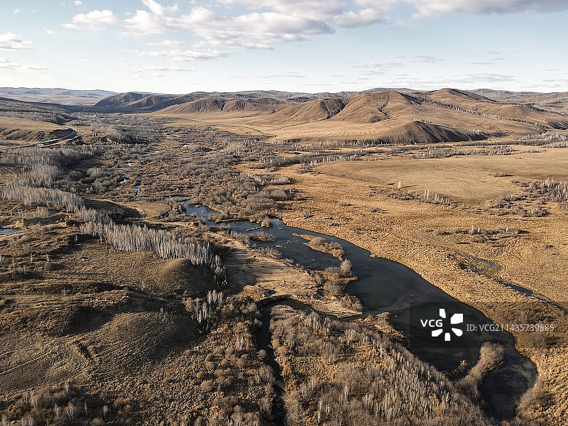 额尔古纳湿地图片素材