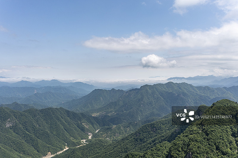 航拍河南省洛阳市白云山旅游度假区户外风格图片素材