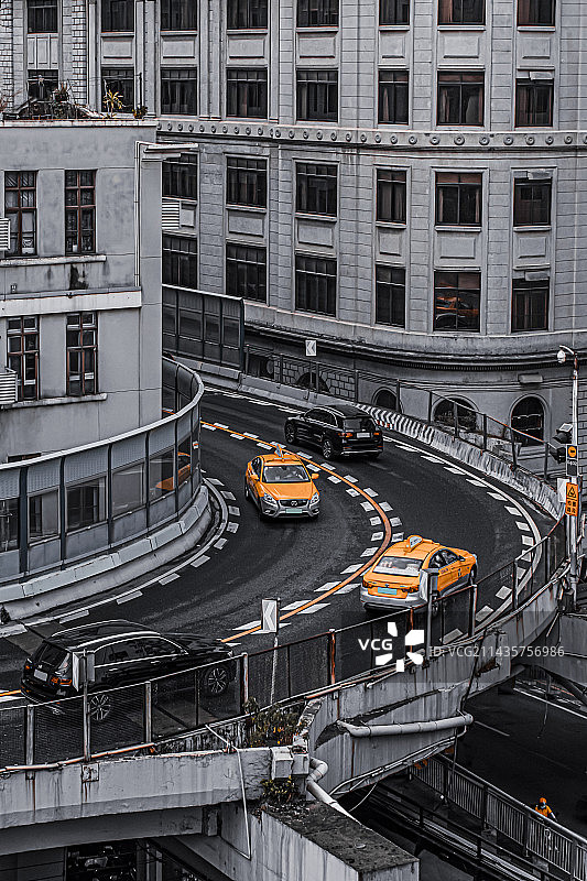 黄色出租车图片素材