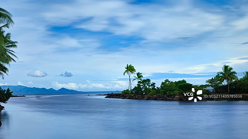 斐济椰岛风光图片素材