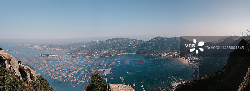 福州旗冠顶全景图片素材