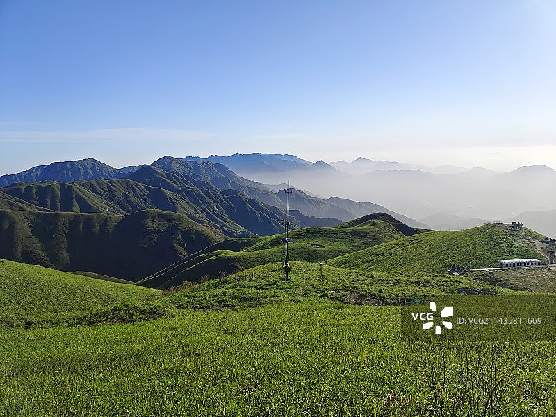 武功山上的春光图片素材