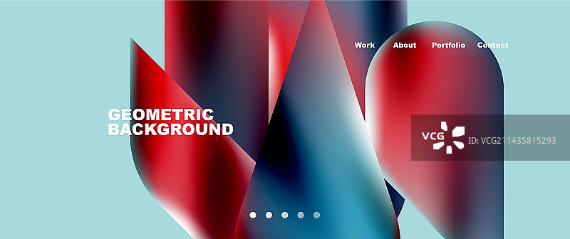 Glassmorphism登陆页背景模板图片素材