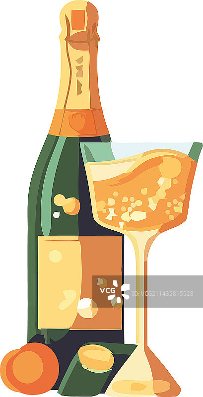 豪华啜饮鸡尾酒瓶图片素材