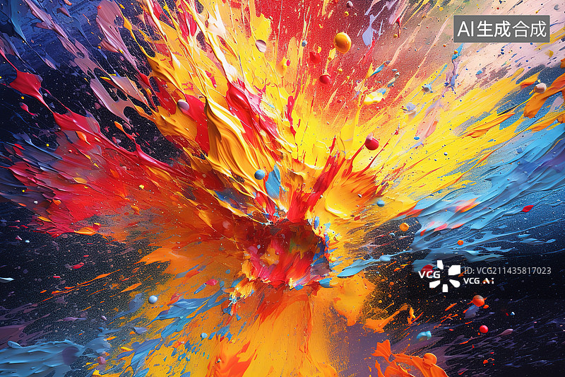 【AI数字艺术】3D抽象艺术背景图片素材