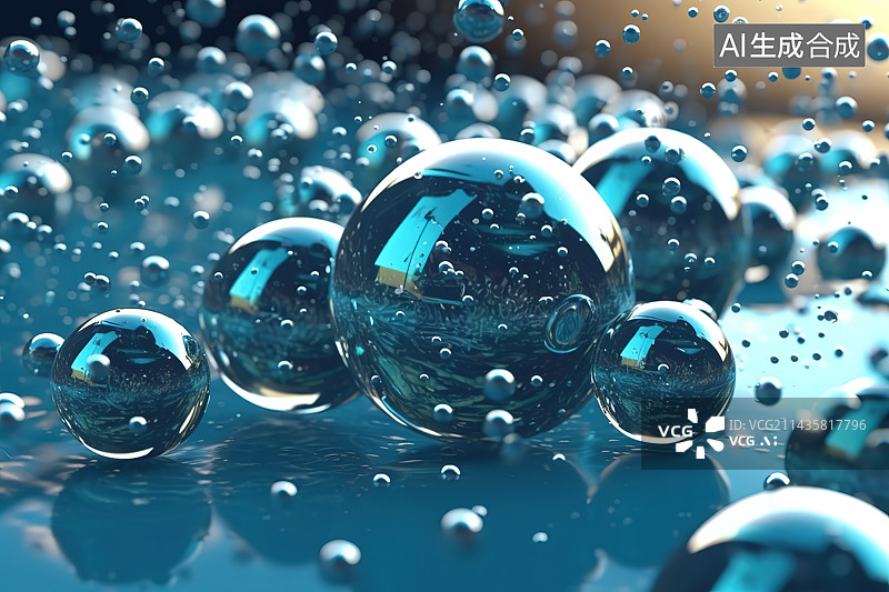 【AI数字艺术】3D抽象艺术背景图片素材