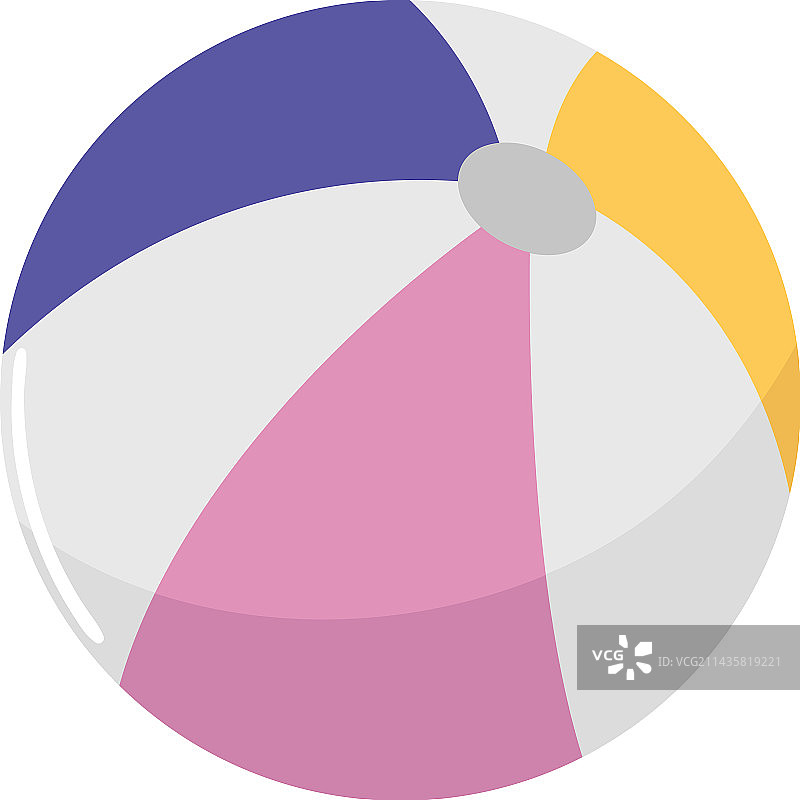 充气沙滩球图片素材