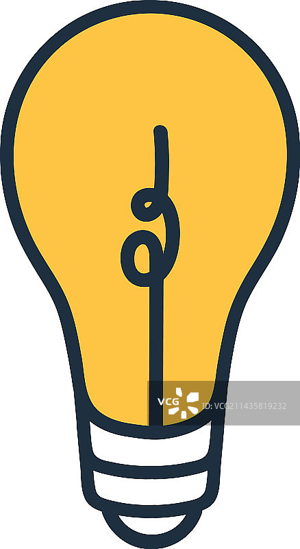 明亮闪耀的灵感光芒图片素材