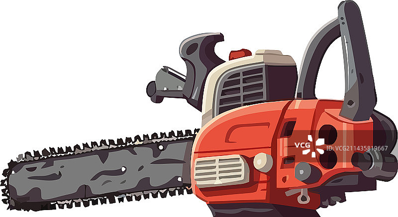 锋利的金属链锯刀片图片素材