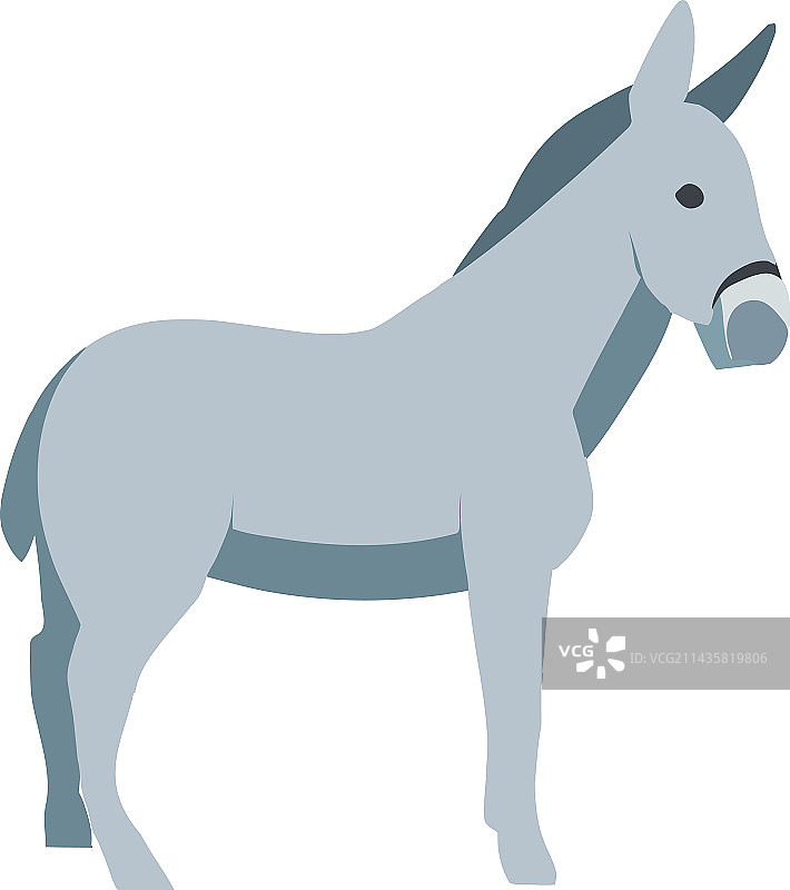 扁平风驴设计图片素材