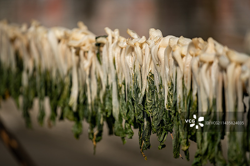 腌制晒制菜干图片素材