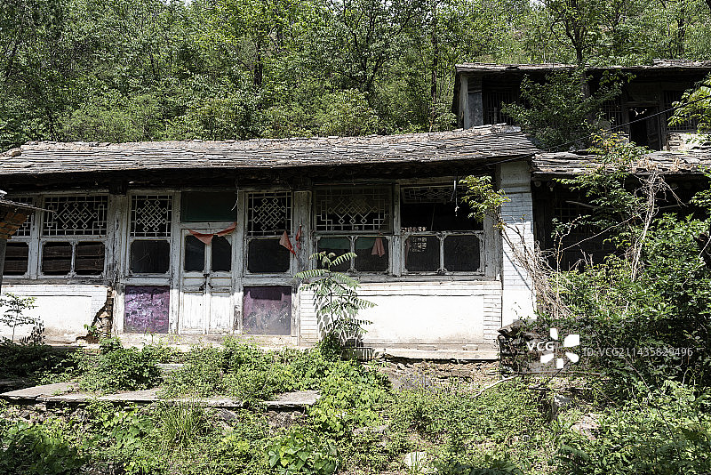北京市房山区水峪村传统民俗村图片素材