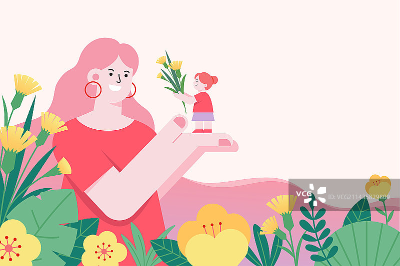 母亲节献花图片素材