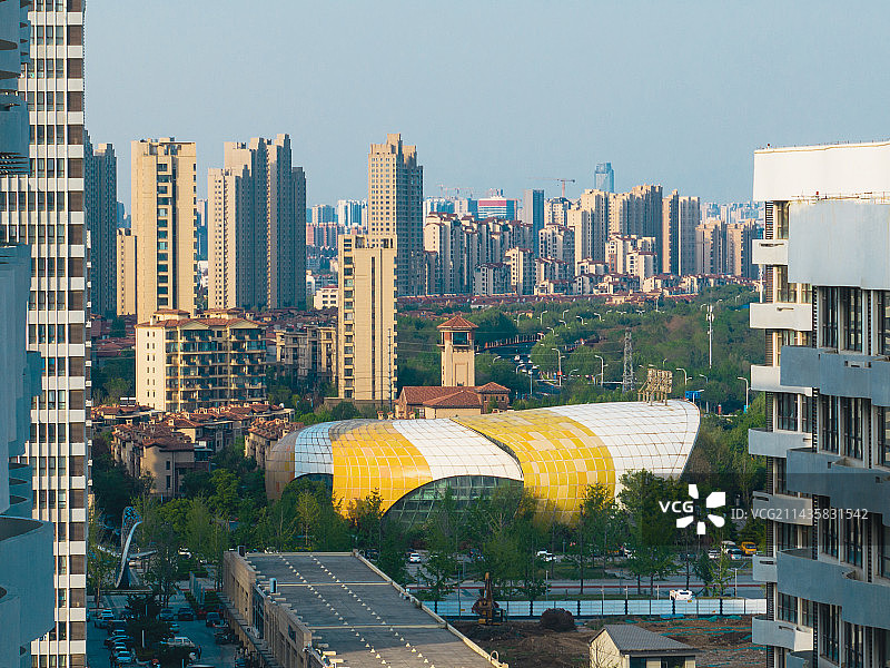 青岛东方影都鹦鹉螺售楼处图片素材