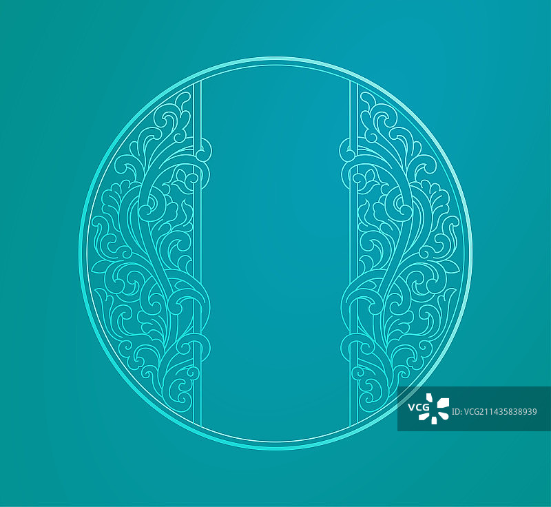 传统花纹装饰边框图片素材