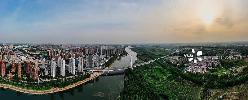 北京燕潮大桥全景图片素材