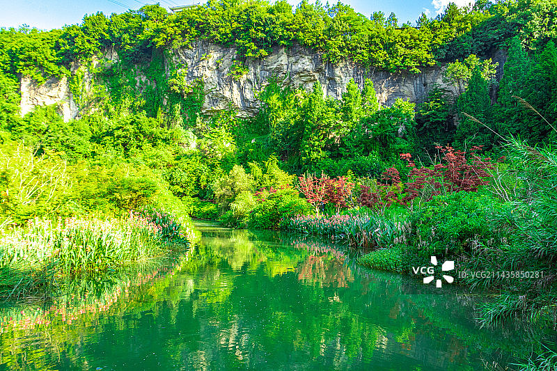 贵阳天河潭，小众美景地图片素材