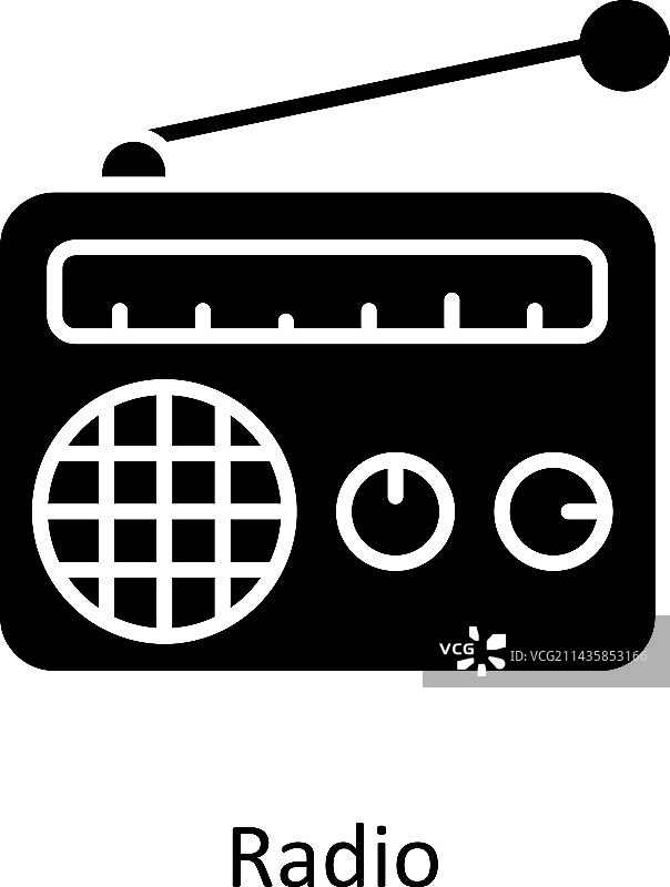 无线电实体图标素材图片素材