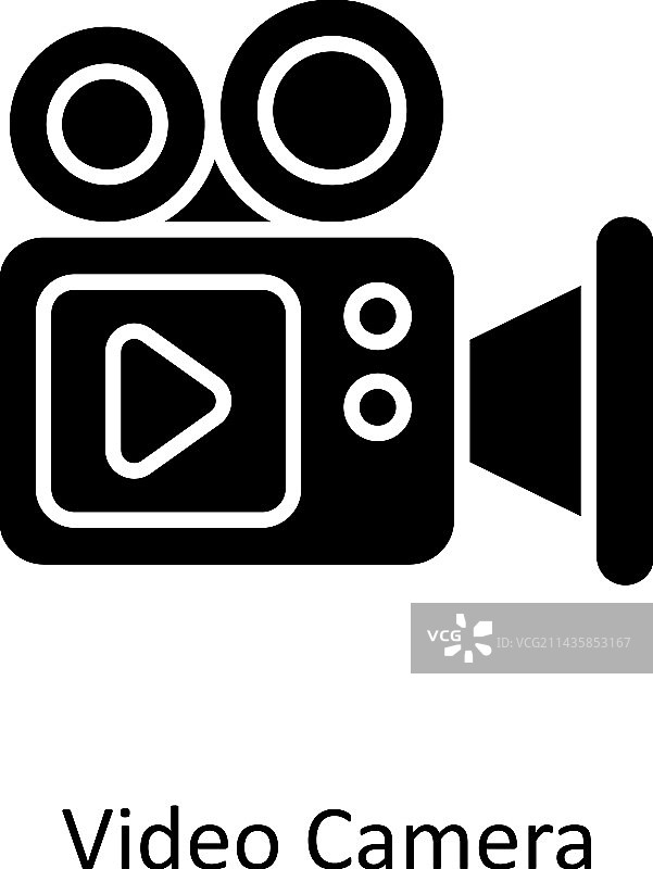 摄像机实体图标简约素材图片素材