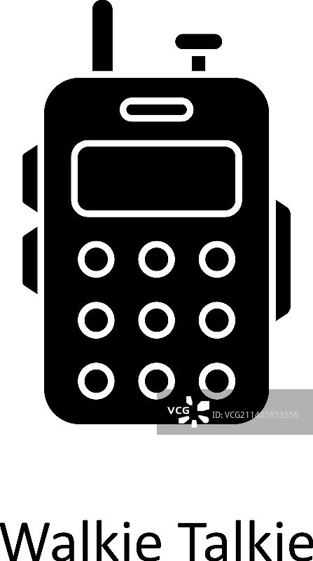 对讲机实体图标简约素材图片素材