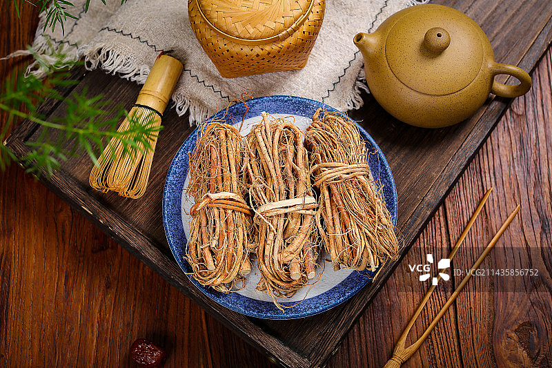 祛湿养生煲汤料五指毛桃图片素材