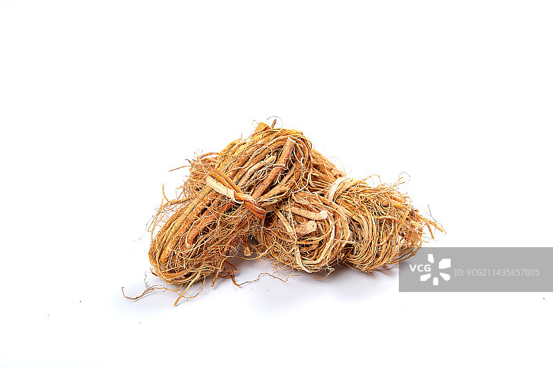 炖汤煲汤中药材五指毛桃根图片素材