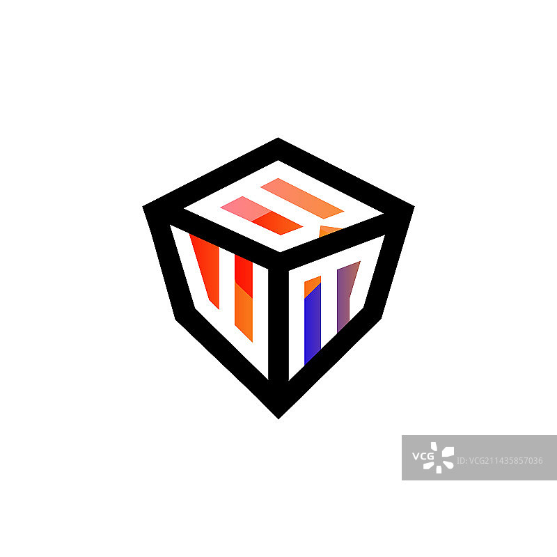 BWM字母logo创意设计，含图形图片素材